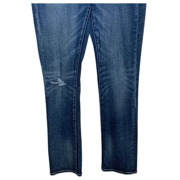 J.Crew Distressed Skinny Stretch Blue Jeans Women’s 26 - Picture 4 of 10